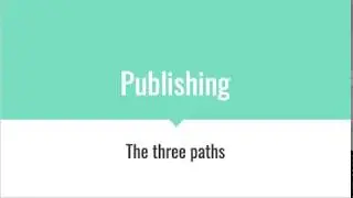 The Paths to Publication for Fiction