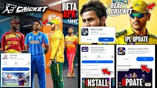 E Cricket Finally 😱 Real Cricket 4.7 Update 🥳 WCC4 Download 😍 Dream cricket 25 Update
