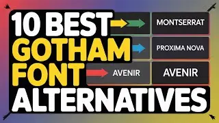 10 Best Gotham Font Alternatives That Look Almost Identical