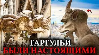 ГАРГУЛЬИ БЫЛИ ЖИВЫМИ. Окаменевшие химеры на соборах: почему у них такая детальная анатомия?