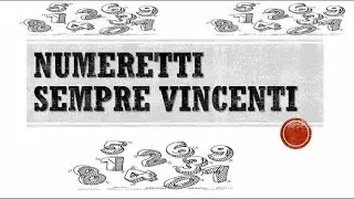 TABELLA NUMERETTI VINCENTI DICEMBRE 2025