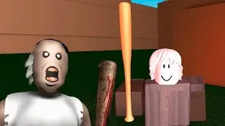 Розовая гренни! игра Роблокс в лесу! роблокс игра