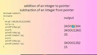 GATE CSE lecture 3    pointer arithmetic in C