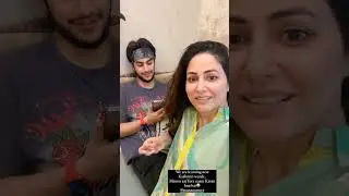 Hina Khan speaking Kashmiri language &bull; Phatwagun #kashmir #shorts