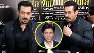 Salman Khan Expresses Feeling Working Again With SRK | IIFA 2023 Green Carpet