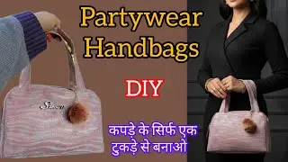Partywear handpurse DIY 👜/how to make handmade bags at home step by step#vasundhracreation21 #viral 