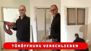 T&uuml;r&ouml;ffnung Wanddurchbruch mit Gipsplatten ganz einfach zumachen / Trockenbau - Dachausbau DIY