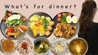 【What’s for dinner #1 】Tempura udon / Wagyu beef Yakiniku & miso soup/ Sweet & sour chicken and soup