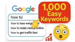 Hacking Google Autocomplete: 1,000 Easy‑Win Keywords in One Shot