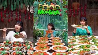 Episode IV- Countryside Girl Work Hard & Eat Hard  #EATINGSHOW #FOODCHALLENGE #MUKBANG