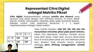 Kelompok 7 || Penerapan Metode Numeri pada Pengolahan Citra Digital untuk Perbaikan Kualitas Citra