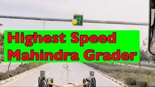 High Speed Mahindra Grader 37 🚜💨 | Beech Raaste Puncture | Raat 1:30 Baje Tak Kaam