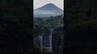 Tumpak Sewu Waterfall, East Java Indonesia 🇮🇩 #youtubeshorts #shortsindia #indonesia #shorts