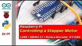 Raspberry Pi - Stepper Motor Control using a Rotary Encoder and L298 Driver