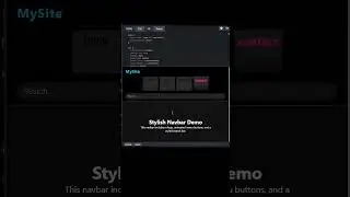 🔥 Modern Navbar Show/Hide with Switch | HTML CSS Animation | Navigation Bar 🇱🇰 #cssanimation #coding