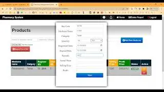 Pharmacy Management System in PHP