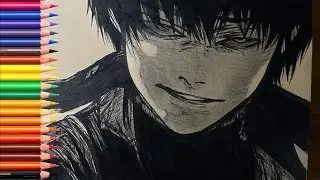 Drawing Kaneki #drawing #shorts #trending #art #anime #animeart #ytshorts #draw #yt #kaneki