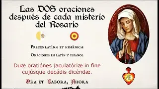 🇪🇸 🇻🇦 Las DOS oraciones que deberíamos rezar después de cada decena del Rosario