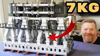 Brick RMS Titanic Build 6,584 , LegoTitanic ,Triple Expansion Steam Engine MOC