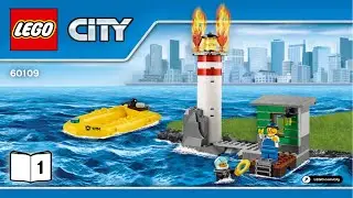 LEGO Instructions - City - 60109 - Fire Boat - Fire (Book 1)