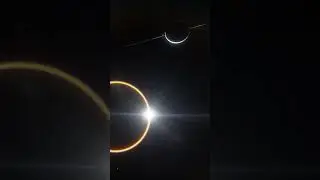 Space Ambient Music &bull; Titan Moon &bull; Orbiting Saturn &bull; [ Deep SPACE JOURNEY ] #Shorts