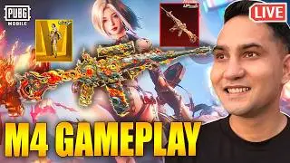 NEW FIRE M416 SQUAD WIPES | CRIMSON SKYBLADE M416 GAMEPLAY