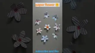 how to make paper flowers 💐 #ytshorts #youtube #papercraft #@therealindian2#paperflowers