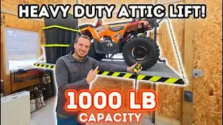 Building a High Capacity Attic Lift | DIY Shop Elevator Built Right