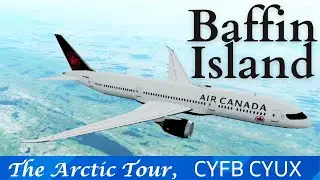 Flight Highlights: CYFB Iqaluit Airport to CYUX Hall Beach in GeoFS