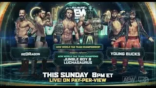 [ACW Revolution 2022] Jurassic Express(c) vs reDRagon vs Young Bucks (ACW Tag Team Championship)