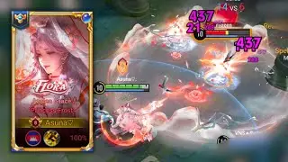 Flora Wang Zhaojun Azalea Grace Best Build for Rank up 🌸 ! Honor of Kings 