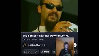 THE BARFLYS- THUNDER DOWN UNDER  THIS WAS AN EPIC VIDEO 💜🖤INDEPENDENT ARTIST REACTS