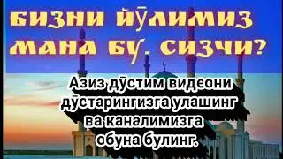 Шайх абдували корииБизни йӯлимиз мана бу.