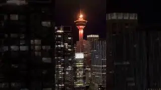 Go Flames Go! Calgary Flames Play-Offs Victory Celebration 🎉 #icehockey 卡城的冰球队季后赛胜出！
