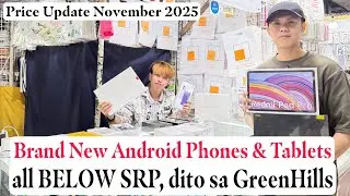 all BELOW SRP, Brand New Tablets and Android Phones dito sa Greenhills Shopping Center 