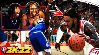 LETTING MY WIFE PLAY 2K.. GONE WRONG! 44 POINT COMEBACK IN THE 4TH QUARTER! NBA 2K22 MyCAREER #55