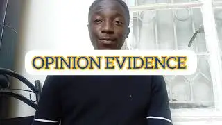 OPINION EVIDENCE ( Definition, exceptions,merger of facts and opinion and the identity parade)