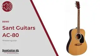 Sant Guitars AC-80 Western-Guitar fra DanGuitar.dk