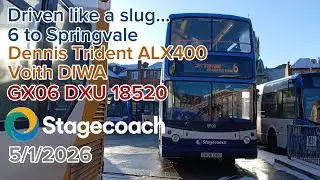 Driven Like a Slug... | Dennis Trident ALX400 Voith | GX06 DXU 18520 | 5/1/2025