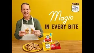 Peyton Manning knows the Nestle Toll House Chocolate Chip Cookie Magic 🍪Get Yours Today!