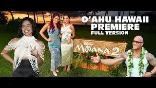 MOANA 2 WORLD PREMIERE HAWAII RECAP