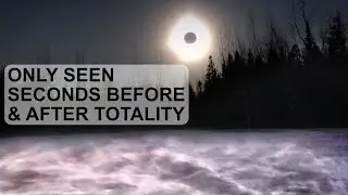 Shadow Bands of a Solar Eclipse Racing Over Snow
