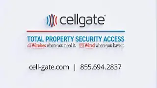 Total Property Security Access - CellGate's blend of wireless & wired security solutions  #cellular