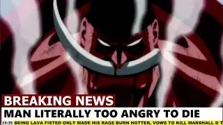 Ярость Белобородого после смерти Эйса | One Piece