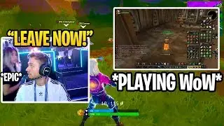 Streamer Gets *CAUGHT* PLAYING World Of Warcraft During $1.3M Fortnite Tournament at TwitchCon!