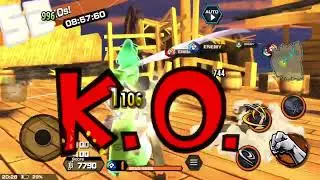 5★ Lv.87 Kikunojo no boost skill 1 medals Survival 100 - One Piece Bounty Rush