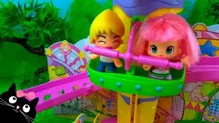 🎡 Parque de Atracciones de Pinypon 😸 Cat Juguetes