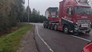 Tuulivoimalan siipiä Pieksämäellä
