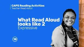 1B  Reading Aloud is Expressive