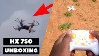 HX750 Drone Unboxing and Flying Test!